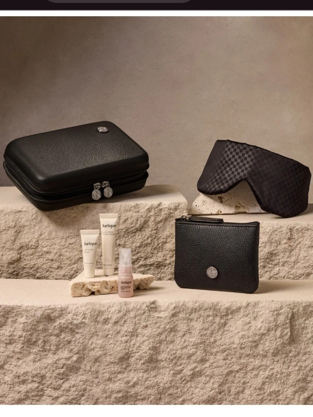 Giorgio Armani x EVA Air 4 Pc Travel Case